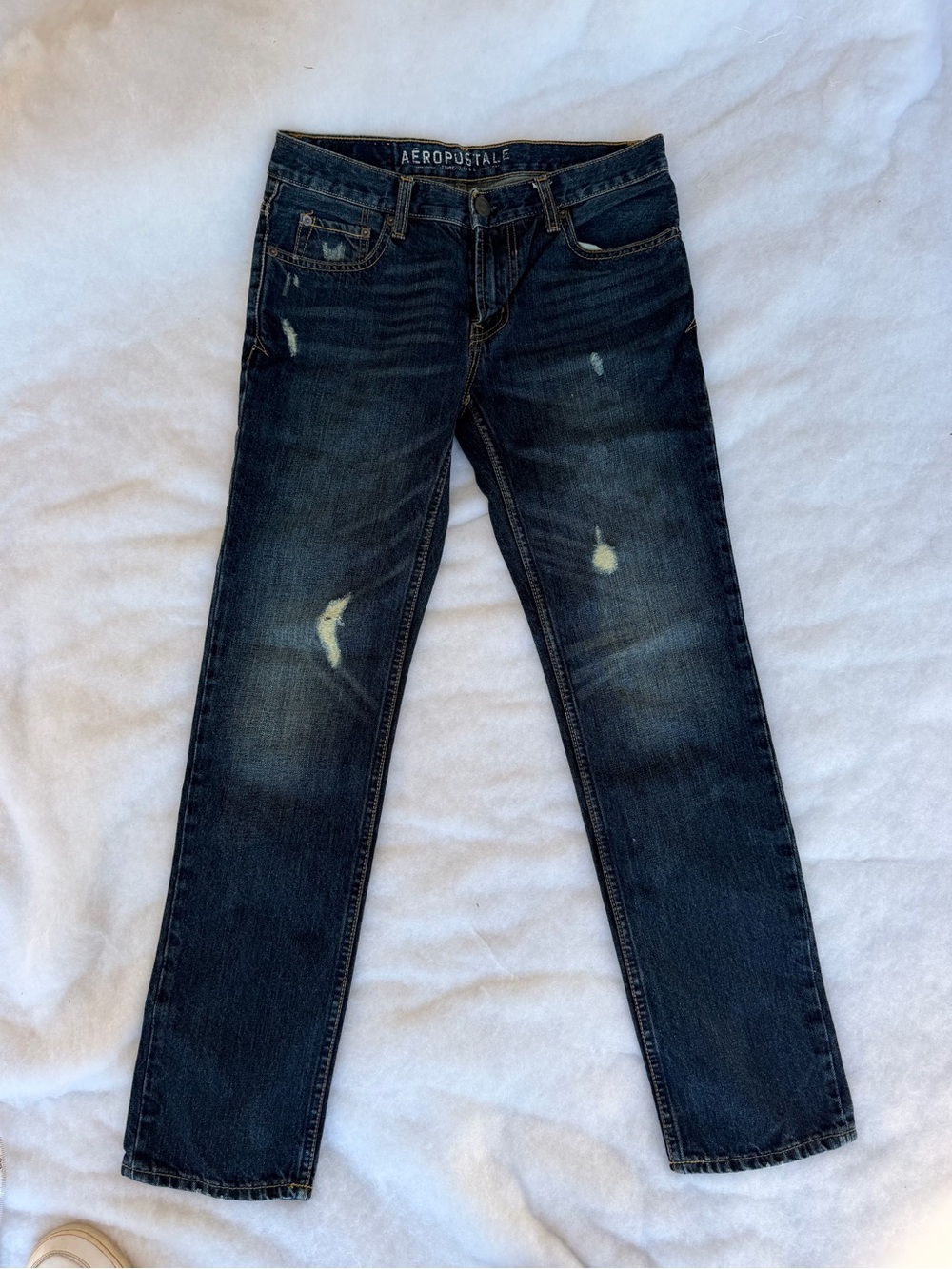 Aeropostale Men’s Dark Blue Slim Straight Jeans size 30/30